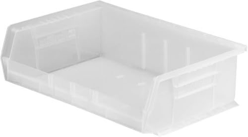 Akro-Mils 30255 AkroBins Plastic Storage Bins, 11"x16"x5", Cle...