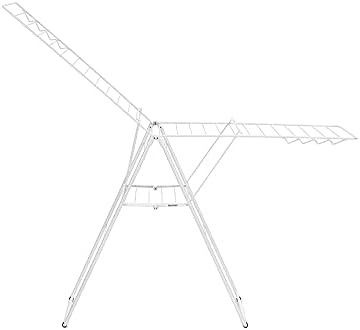 Brabantia HangOn Clothes Drying Rack | 82ft (25m) | White | Large Indoor Clot...