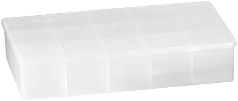 Akro-Mils 96352B Plastic Portable Parts Storage Box Bundle, Hardware and Craf...
