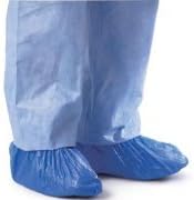 Blue CPE (.55 MM) Shoe & Boot Cover Booties, Water Proof CPE Material, In...