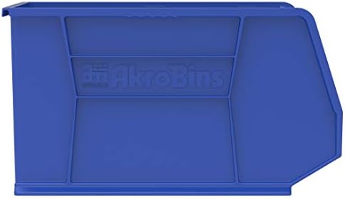 Akro-Mils 30260 AkroBins Plastic Storage Bins, 18"x11"x10", Bl...