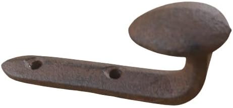 Midwest Craft House 10 Pack Cast Iron Railroad Spike Coat Hooks, Hall Tree Ho...