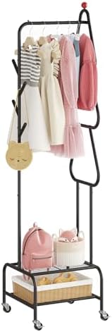 Christmas tree styled Garment Rack for Hanging Clothes with Shelf & Hooks