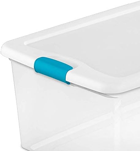 Sterilite Latching Box with Lids for Home and Office, 106 Quart, 20-Pack