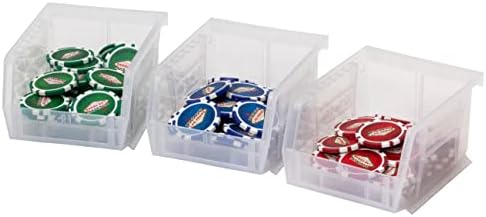 Akro-Mils 30210 AkroBins Plastic Storage Bins,Space-Saving Stackable Bins for...