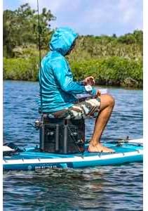 RAILBLAZA Gear Hub Kayak Fishing Crate - with 4 Internal Rod Holders, Storage...