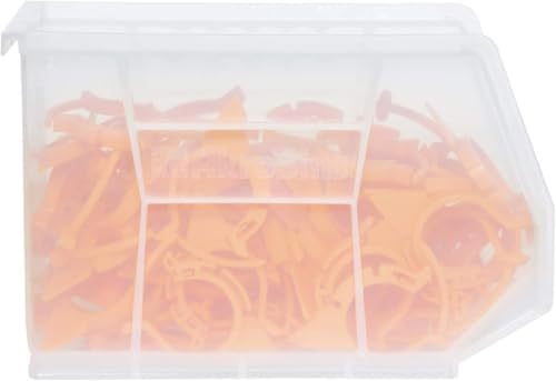 Akro-Mils 30239 AkroBins Plastic Storage Bins, 11"x8"x7", Clea...