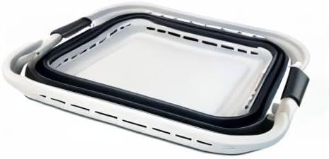 SAMMART 42L (11 Galloons) Collapsible Plastic Laundry Basket - Foldable Pop U...