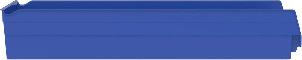 Akro-Mils 30174 Heavy Duty Plastic Shelf Bins, 24"x 11"x 4", B...