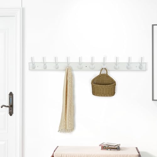 WEBI Coat Rack Wall Mount,10 Hooks,38 1/4" Long,Coat Hooks Wall Mounted,...