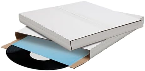 The Boxery 100 Pack – LP Strong Record Mailer Boxes | 12.5" x 12.5"...