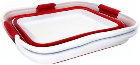 SAMMART 21L (5.5 Galloons) Collapsible Plastic Storge Basket - Foldable Pop U...