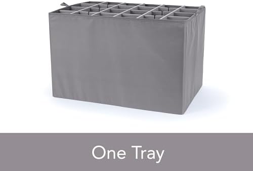 Covermates Keepsakes - Adjustable Zip-Top Storage Box - Configurable FlexGrid...