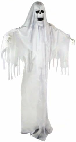 Haunted Hill Farm 6.0-Ft. Life-Size Talking Ghost Halloween Animatronic