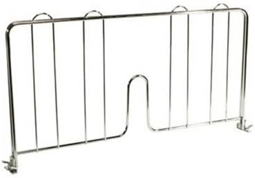 SI Shelving Inc. 21" d x 9" h Divider for Wire Shelving - 4 Pack