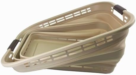 SAMMART 42L (11 gallons) Collapsible Plastic Laundry Basket - Portable Pop Up...