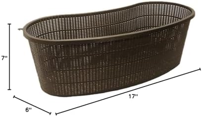 PondH2o Contour Kidney Shaped Pond Plant Basket, 17 Inch (44cm)
