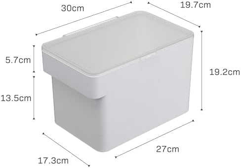 YAMAZAKI Home Tower Airtight Pet Food Storage Container - Cat And Dog Food Ho...