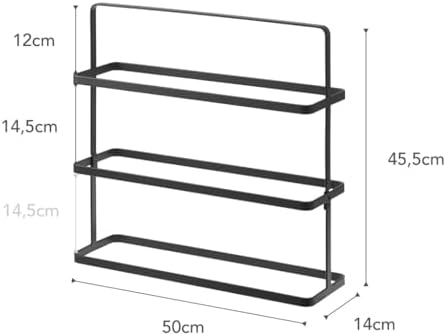 YAMAZAKI Home Tower Compact Modern Metal Shoe Rack - Short, 18" - Steel ...