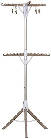 Household Essentials 2 Tier Tripod Clothes Drying Rack, Air Dryer and Garment...