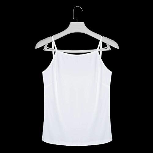 DEDU Suit Hangers for Men 15 Pack, White Coat Hangers Extra Wide Non Slip Wid...