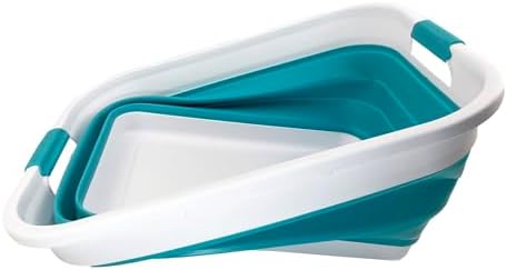 SAMMART 41L (10.8 gallons) Collapsible Plastic Laundry Washing Tub/Basket-Fol...
