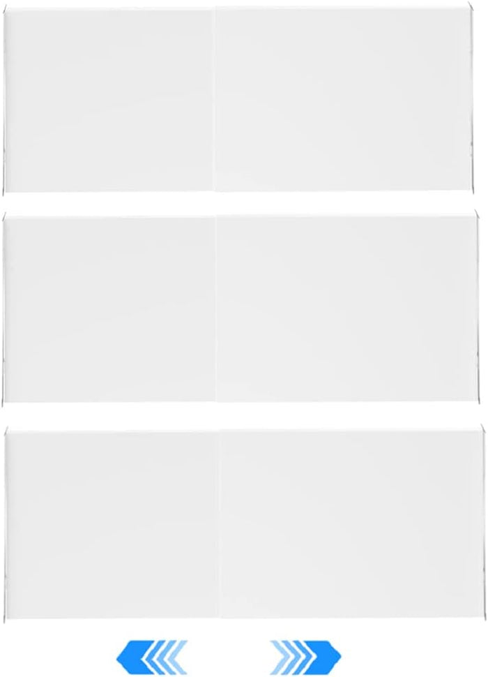 Expandable Closet Tension Shelf with Strong Adhesive Hanging Shelves Closet Divider Separator Storage Shelves for Cabinet Wardrobe Cupboard, 3 Pack (L:16.9'' to 31.5"; W:11.8'')