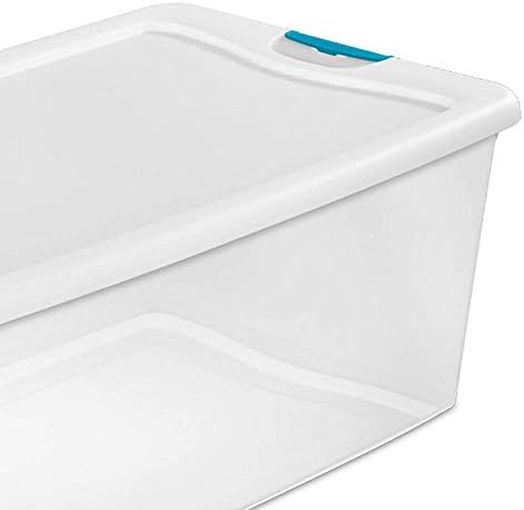 Sterilite Latching Box with Lids for Home and Office, 106 Quart, 20-Pack
