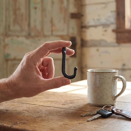 15 Pack Railroad Spike Cast Iron Hooks Rustic Black Vintage Coat Hanger Wall ...