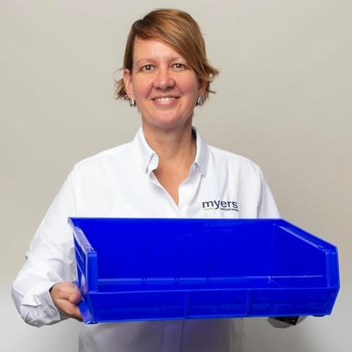 Akro-Mils 30255 AkroBins Plastic Storage Bins, 11"x16"x5", Cle...