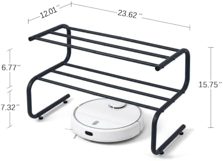 Small Metal Shoe Rack, 2 Tier 5-Shaped Shoe Storage Organizer