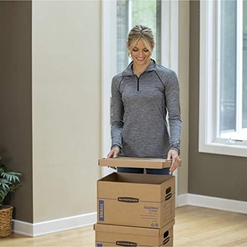 Bankers Box 5-Pack Small Classic Moving Boxes with Reinforced Handles