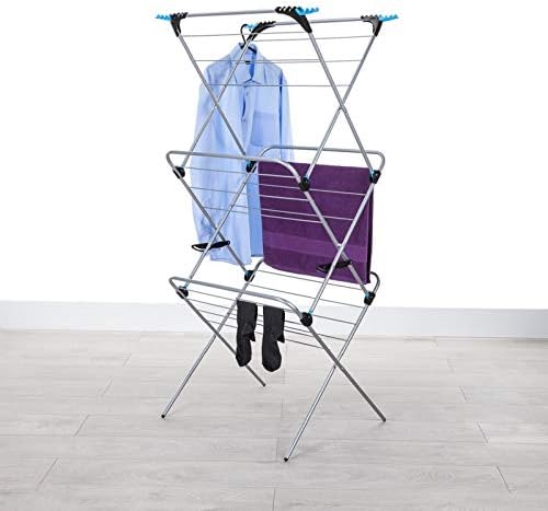 Minky Homecare 3 Tier Plus Indoor and Outdoor Portable Clothes Drying Rack - ...