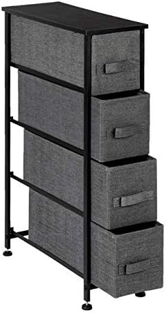 Furniture Home Furnishing Plaza Narrow Dresser, Vertical Storage Unit with 4 ...
