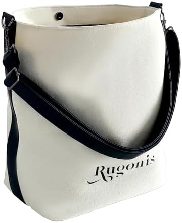Heavy Duty Canvas Bucket Bag for Women & Men - 25L Large Capacity Waterpr...