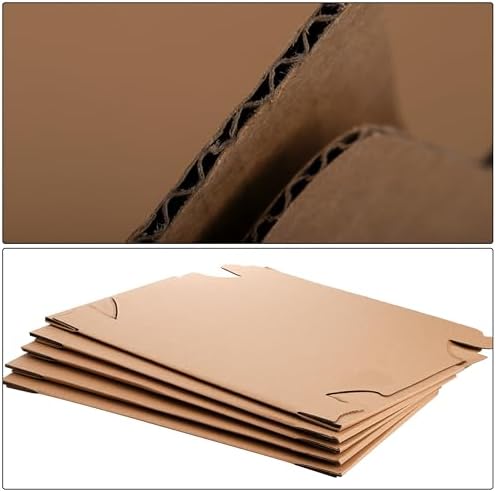 Cedilis 30 Pack 12x8x2 Inches Shipping Boxes, Brown Corrugated Cardboard Mail...