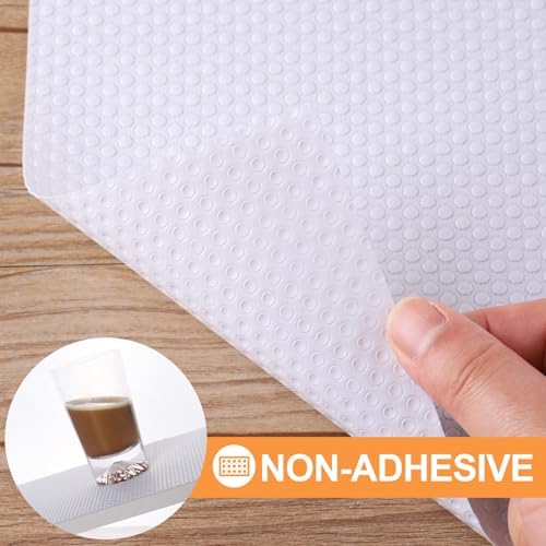 FLPMIX Shelf Liner for Kitchen Cabinets White: 16" W x 300" L Non-A...