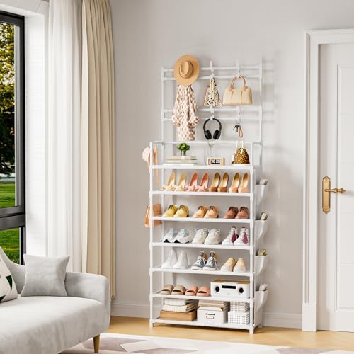 OYREL Shoe Rack 7 Tier Shoe Organizer Storage 21-28 Pairs