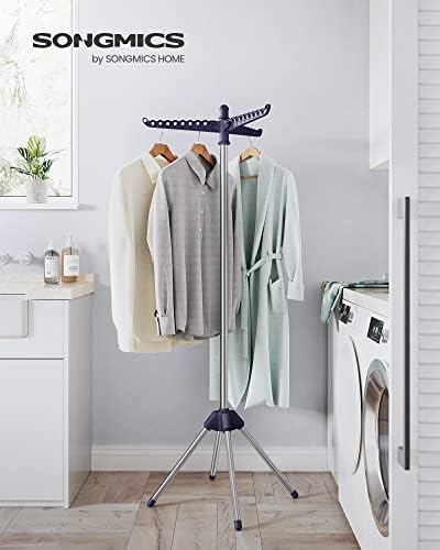 SONGMICS Clothes Drying Rack, 61.6-Inch Drying Rack, 3 Rotatable Arms