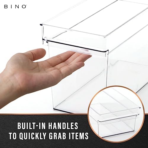 BINO | Plastic Storage Bins, X-Large | THE HANDLER COLLECTION | Multipurpose ...