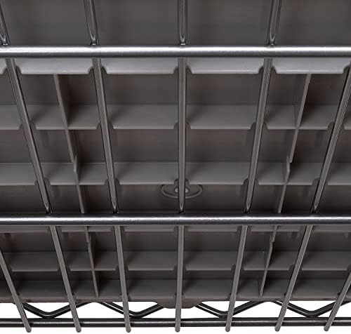 7-Tier NSF 16-Bin Steel Wire Shelving Rack, 36"W x 14"D x 56"H...