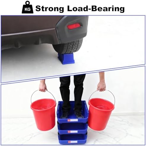 12 Packs Stackable Storage Bins, 11" x 5" x 5" Plastic Bins,