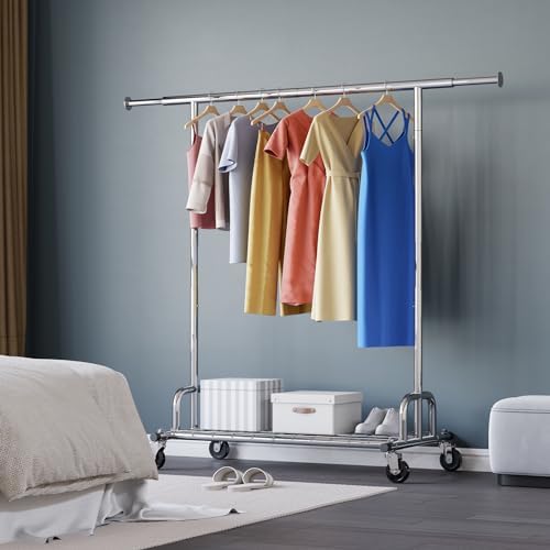 HOKEEPER Clothing Garment Rack Capacity 525LBS Collapsible Clothes Rack