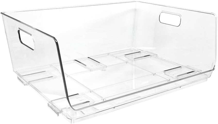Isaac Jacobs 2-Piece (16" x 12" x 6.1") X-Large Wide Stackable...