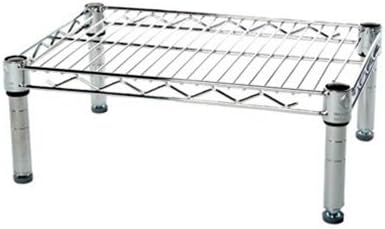 Shelving Inc. 12" d x 18" w Chrome Wire Shelving with 1 Tier Shelf