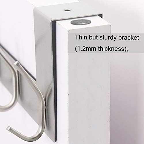 WEBI Over The Door Hooks Door Hanger:Over The Door Towel Rack with 6 Hooks fo...