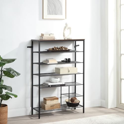 6 Tier Shoe Rack Organizer, Metal Mesh Shoe Storage Shelf, Storage Boots .for...