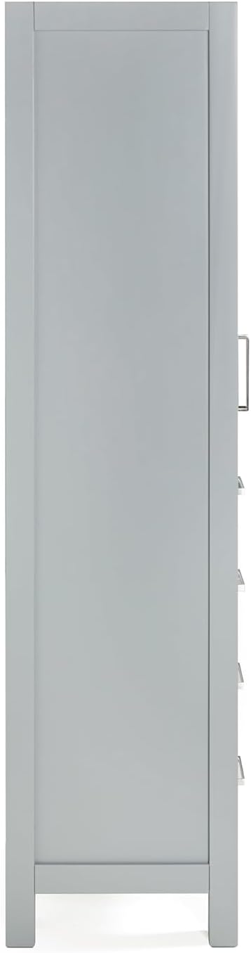 ARIEL Cambridge Bathroom Storage Cabinet - Solid Hevea Wood and Fully Assembl...
