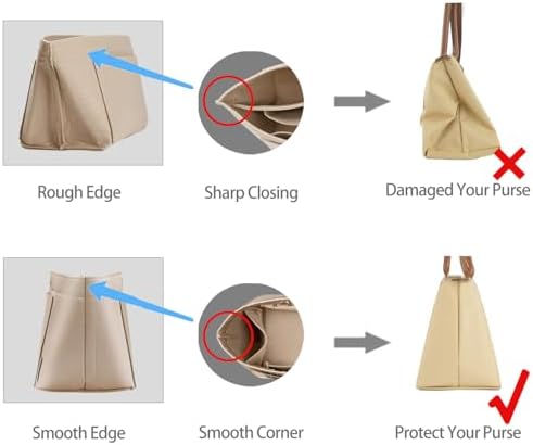 ZTUJO Purse Organizer Insert For Handbag & Tote Shaper,Tote Bag Organizer...