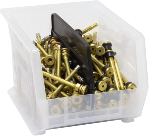 Akro-Mils 30239 AkroBins Plastic Storage Bins, 11"x8"x7", Clea...